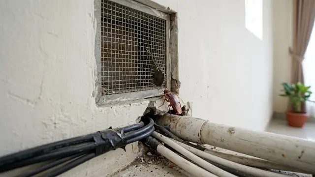 Kecoak Masuk Lewat Ventilasi dan Lubang Utilitas