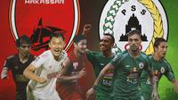 Piala Menpora - Duel Antarlini PSM Makassar Vs PS Sleman (Bola.com/Adreanus Titus)