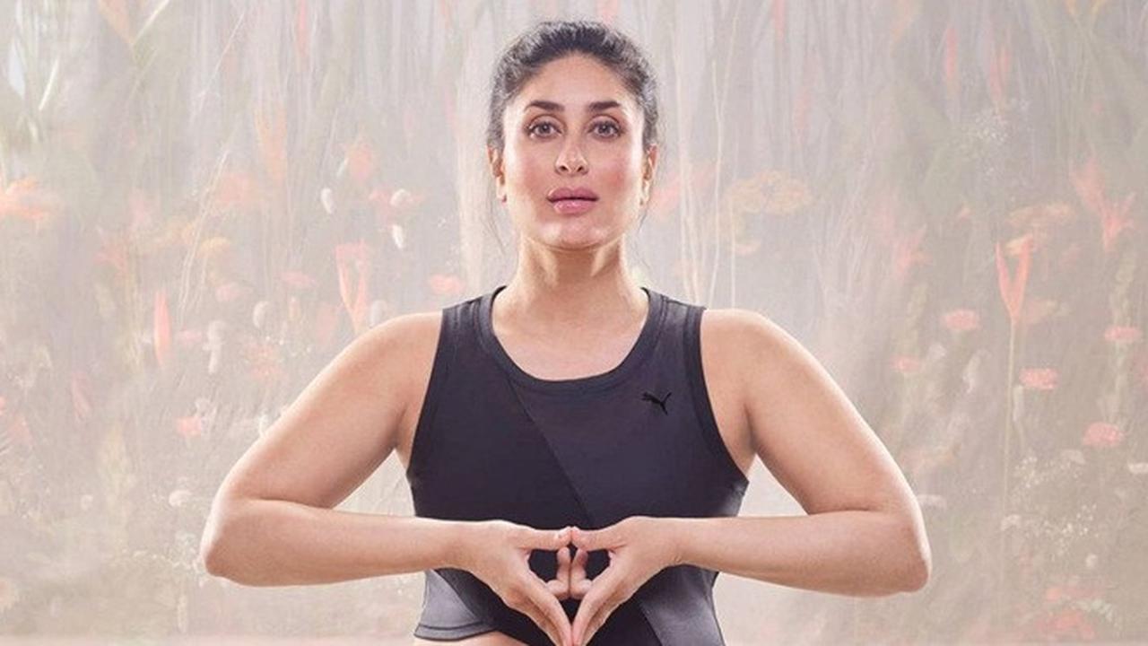 6 Gaya Pemotretan Kareena Kapoor saat Yoga dengan Baby Bump, Curi Perhatian