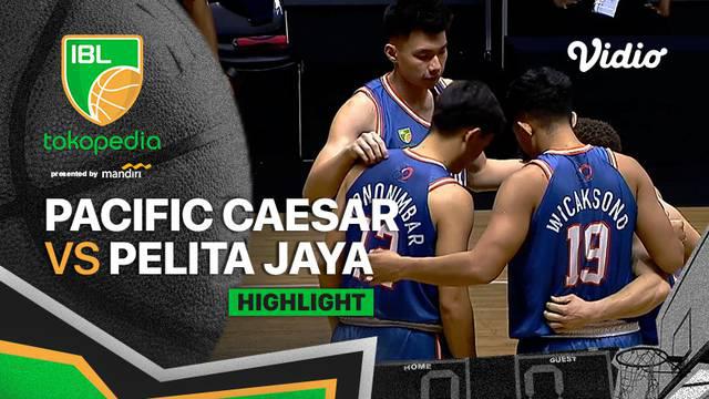 Berita video highlights IBL 2022 antara Pacific Caesars Surabaya melawan Pelita Jaya Bakrie Jakarta yang berakhir dengan skor 66-90, Rabu (19/1/2022) siang hari WIB.