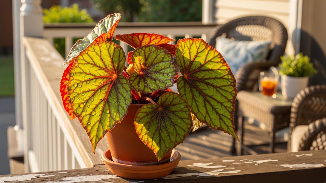 Tanaman Begonia/AI Generated