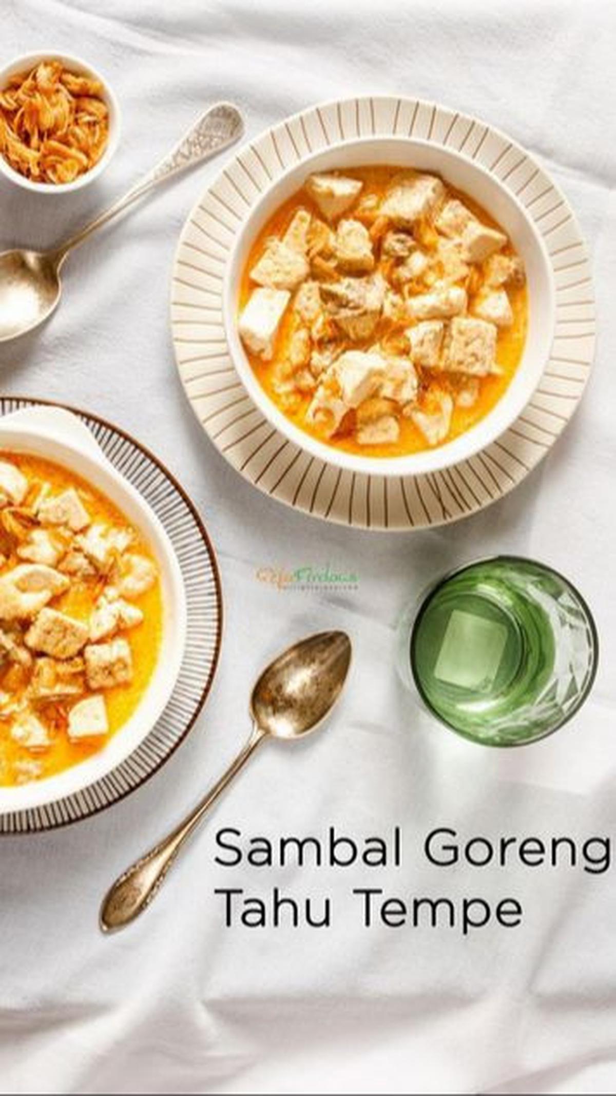 1. Resep Buat Buka Puasa dan Sahur: Sambal Goreng Tahu Tempe<br>