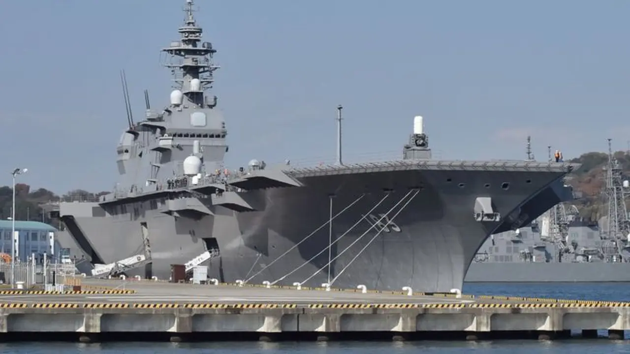 Kapal Induk Jepang, Izumo (AFP)