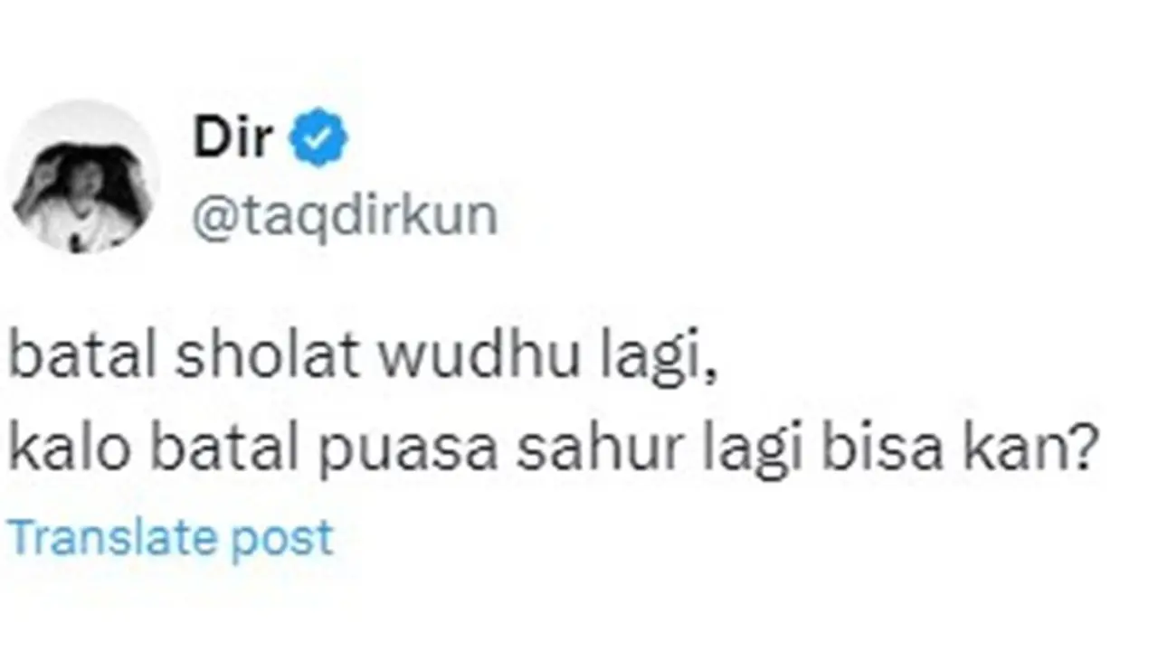 8 Alasan Netizen Batal Puasa Ini Bikin Geleng Kepala