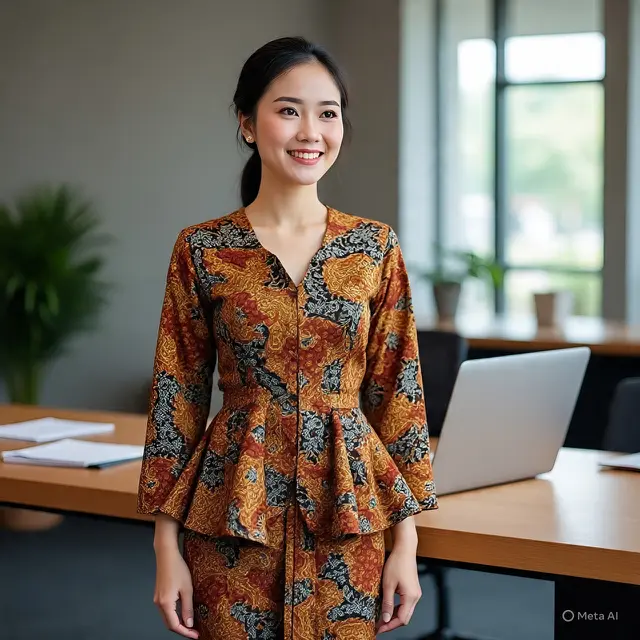 Model Baju Batik Atasan dan Bawahan Terbaru