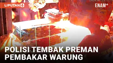 Bakar Warung karena HP Tak Laku Dijual, Preman di Karawang Ditembak Polisi