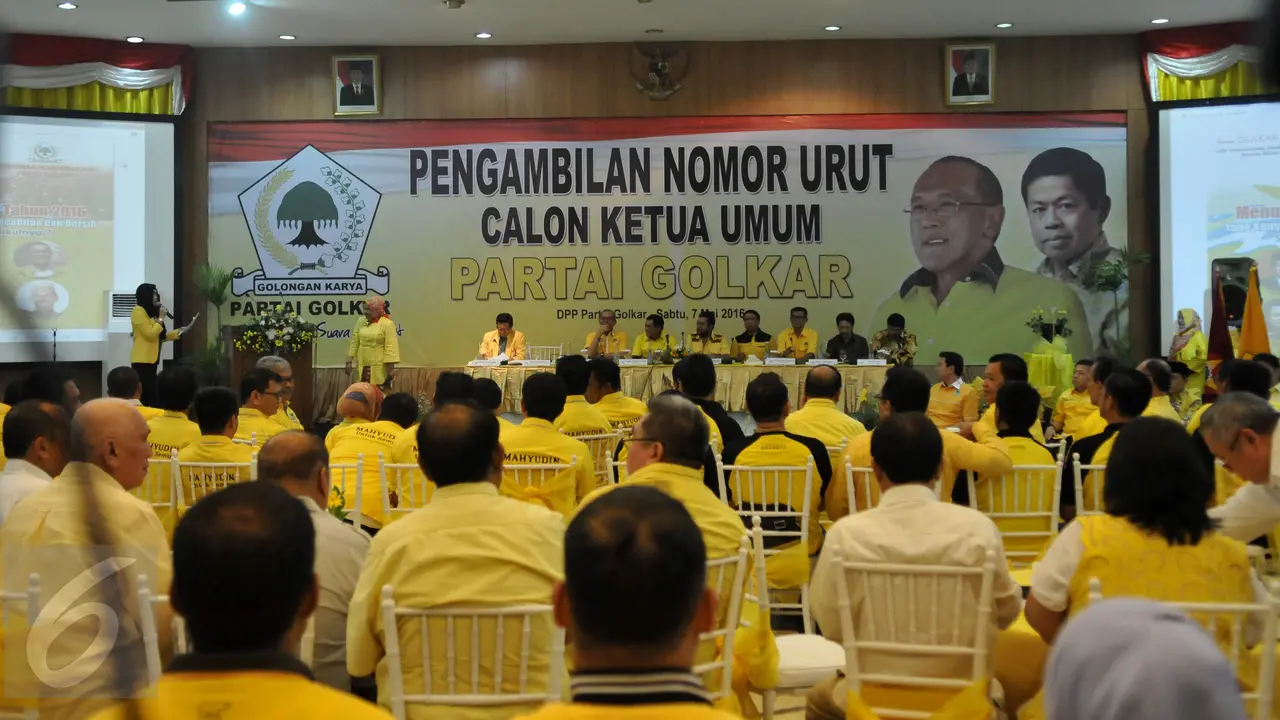 20160507-Ini Nomer Urut Calon Ketua Umum Golkar
