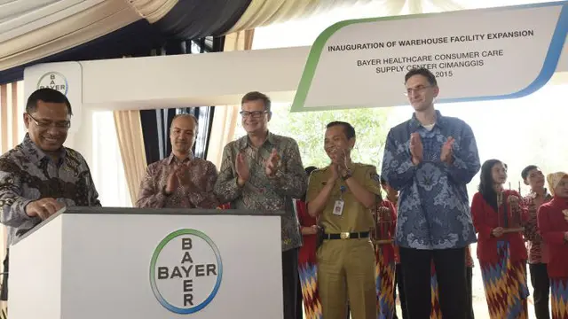 Peresmian Perluasan Pabrik Bayer Indonesia.