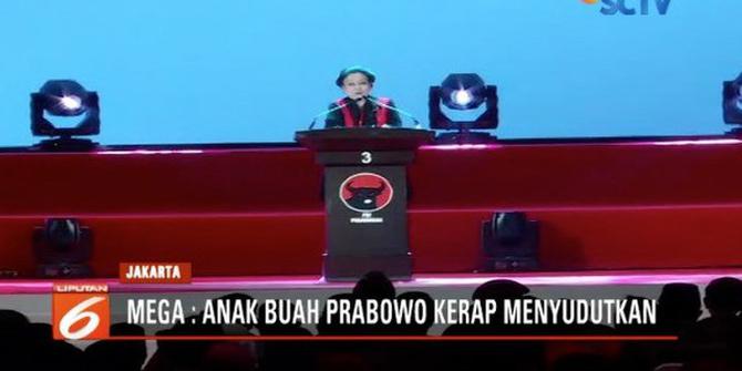 Megawati Sebut Anak Buah Prabowo Kerap Menyudutkan PDIP