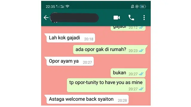 Cara Ngegombal Ala Netizen Pakai Opor Ayam ini Bikin Tepok Jidat