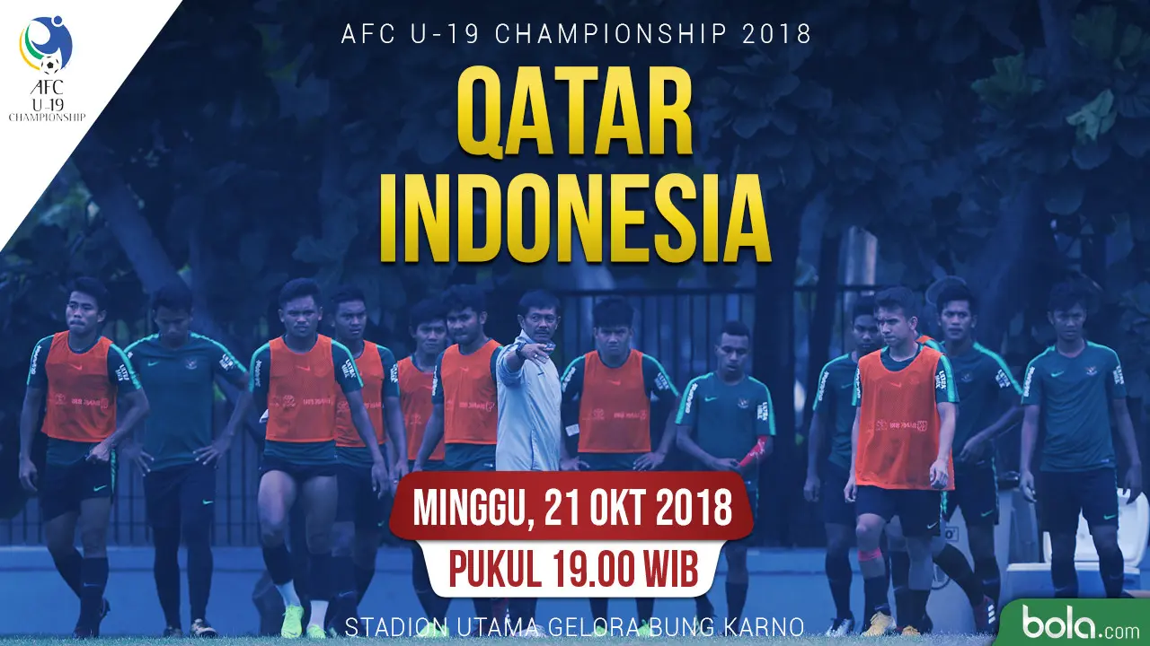 Timnas Indonesia U-19 vs Qatar U-19