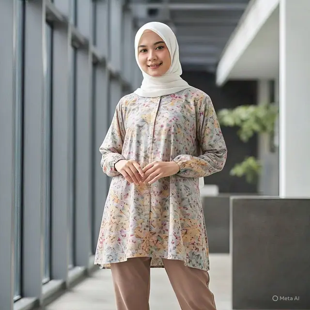 7 Model Baju Tunik Terbaru 2025 untuk Wanita Berhijab, Pilihan Tepat untuk Tampil Modis