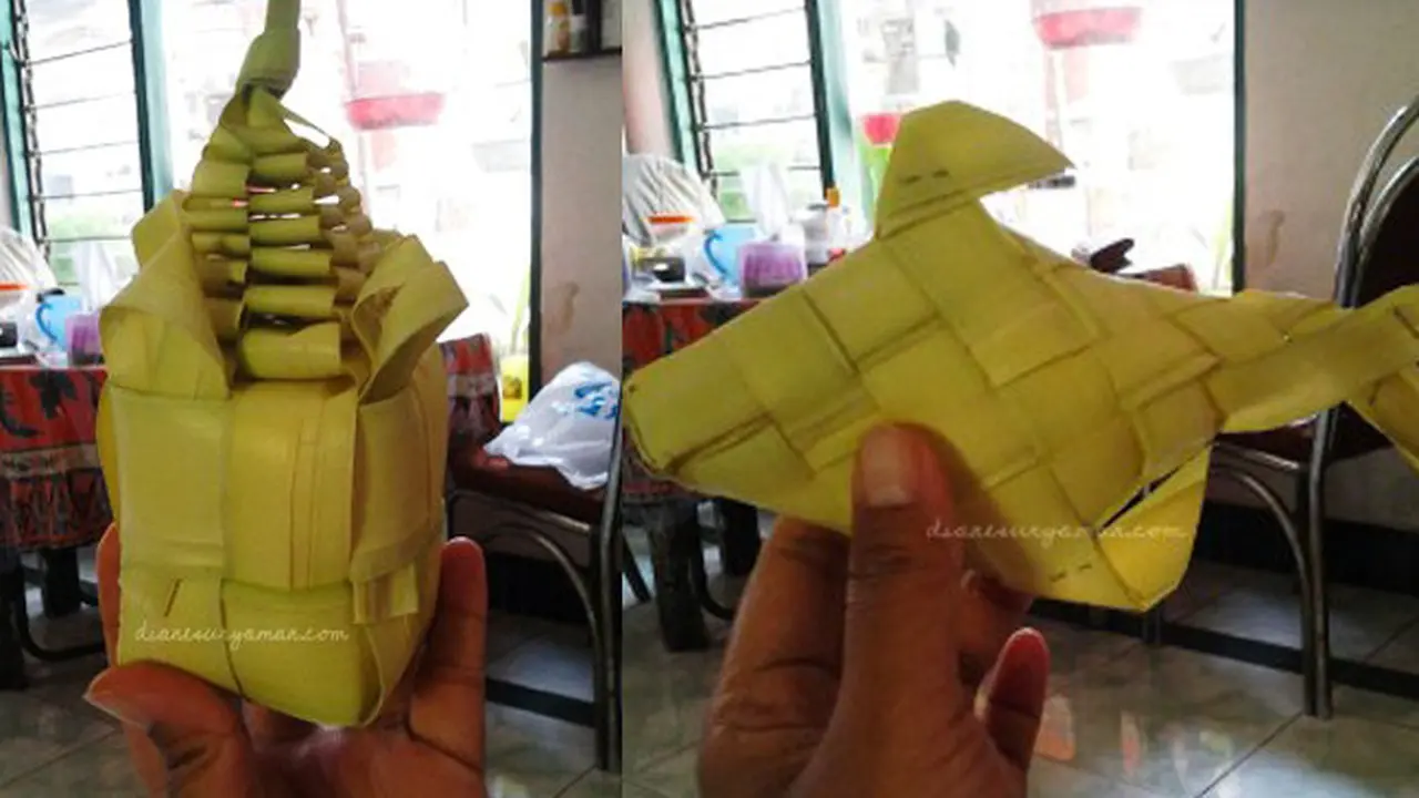 Ketupat Unik Saat Lebaran Ketupat di Madura