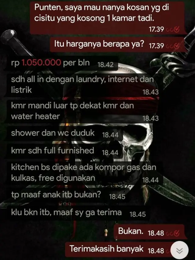 8 Chat Lucu Susahnya Nyari Kos Ini Bikin Geleng-Geleng Kepala