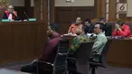 Menpora Imam Nahrawi (kedua kanan) menjadi saksi pada sidang lanjutan suap dana hibah Kemenpora untuk KONI dengan terdakwa Deputi IV Bidang Peningkatan Prestasi Kemenpora, Mulyana serta Adhi Purnomo dan Eko Triyanta di Pengadilan Tipikor, Jakarta, Kamis (4/7/2019). (Liputan6.com/Helmi Fithriansyah)