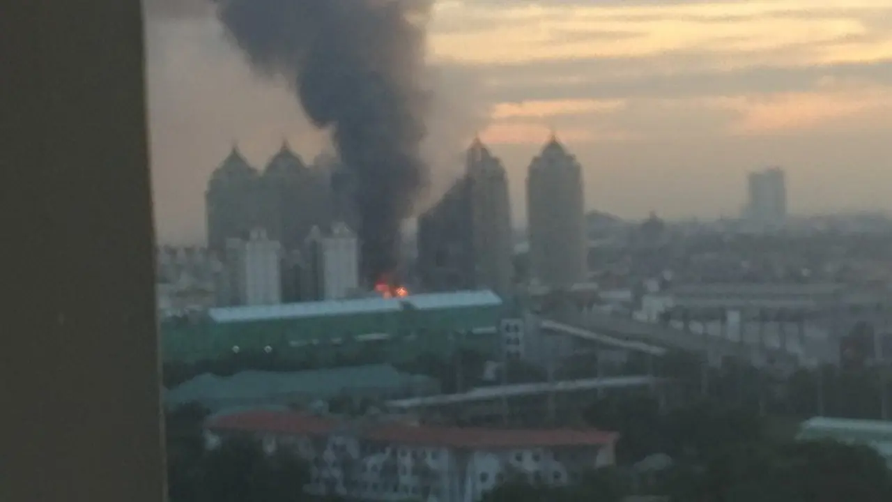 Kebakaran Ruko kelapa gading