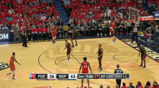 Berita video game recap NBA 2017-2018 antara New Orleans Pelicans melawan Portland Trail Blazers dengan skor 119-102.