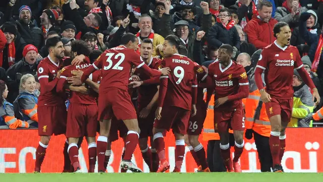 Liverpool Lawan Tottenham, Gol di Masa Injury Time Membuat Laga Berakhir Seri