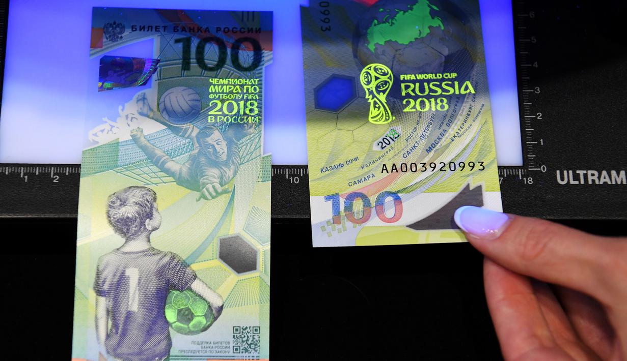 Foto Rusia Terbitkan Uang Kertas Edisi Khusus Piala Dunia 2018 Global Liputan6 Com