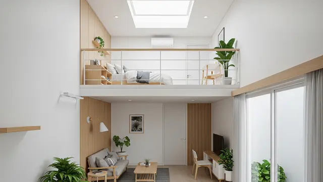 Konsep Mezzanine Skylight Terbuka