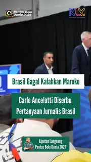 Brasil Gagal Kalahkan Maroko, Carlo Ancelotti Diserbu Pertanyaan Jurnalis Brasil