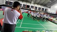 Ratusan anak-anak di Mataram dan Lombok mengikuti coaching clinic yang dihelat oleh PB Djarum, di GOR Turide Mataram, 9 sampai 10 Februari 2018. (dok. PB Djarum)