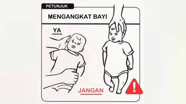 Untuk para orangtua sebaiknya mengikuti cara yang benar saja, ya. Cara yang salah jangan diikuti.