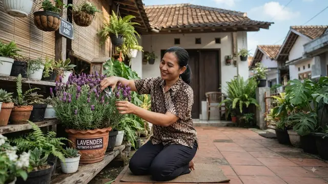 Tanaman yang cocok ditanam wanita virgo yang suka semuanya rapi model lavender