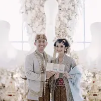 CEO Ruangguru Belva Devara dan Sabrina Anggraini telah resmi menjadi suami istri pada Sabtu, (5/3). (Instagram/belvadevara).