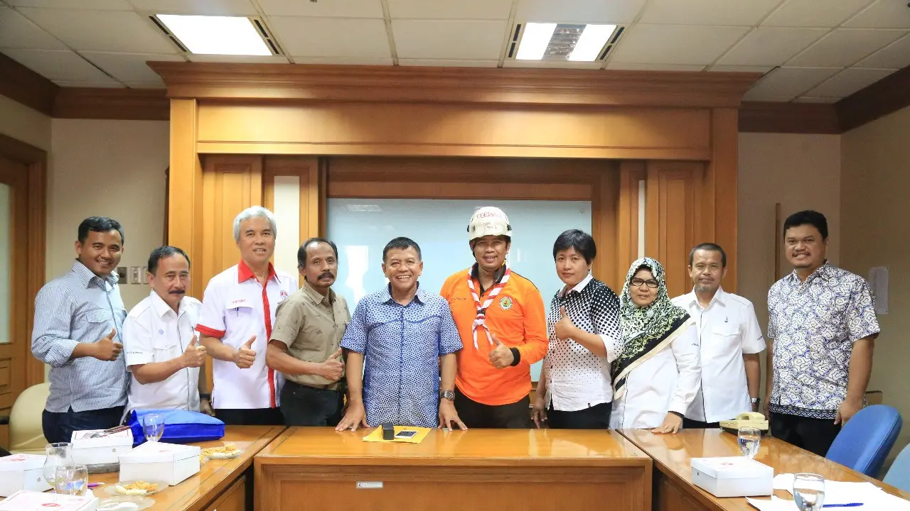 Rapat Koordinasi Penanggulangan Bencana Bersama Gerakan Pramuka (Liputan6.com/Pool?Gerakan Pramuka)
