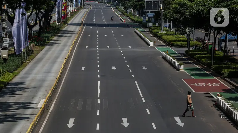 Suasana Jakarta di Hari Kedua PPKM Darurat