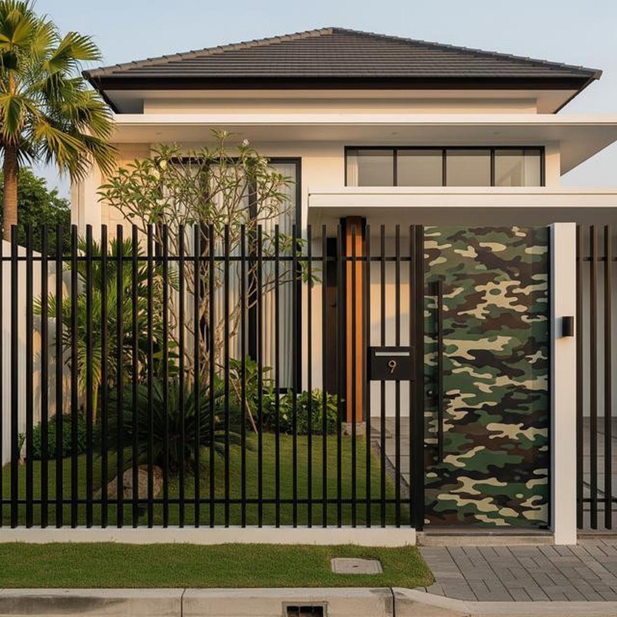 9 Model Pagar Minimalis dengan Pintu Tersembunyi, Aman dan Elegan