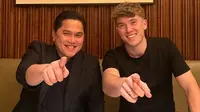 Erick Thohir, Ketua PSSI, bersama Ole Romeny (kanan) (c) X/@erickthohir
