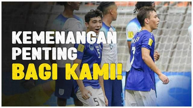 Berita Video, komentar kapten Timnas Uzbeskitan U-17 setelah kalahkan Inggris pada Rabu (22/11/2023)