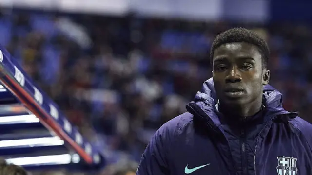 Moussa Wague, bek Barcelona B yang masih berusia 20 tahun