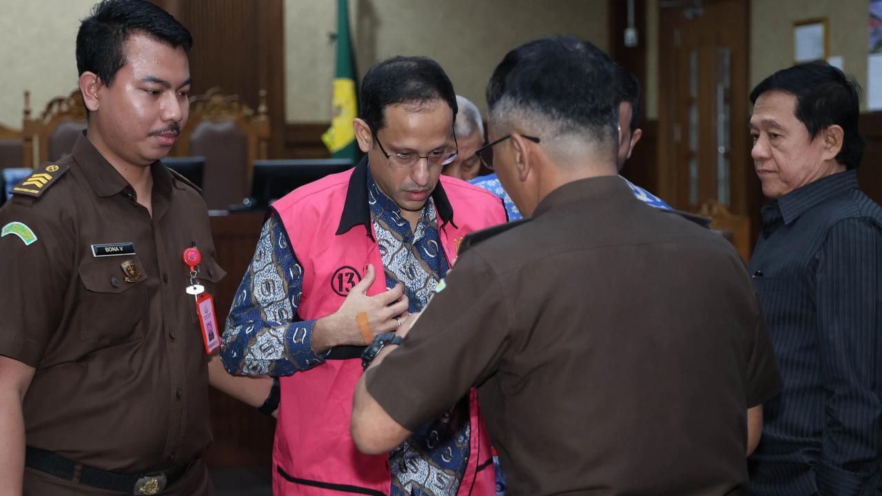 FOTO: Nadiem Jelaskan Tim Bayangan Kemendikbudristek di Sidang Chromebook
