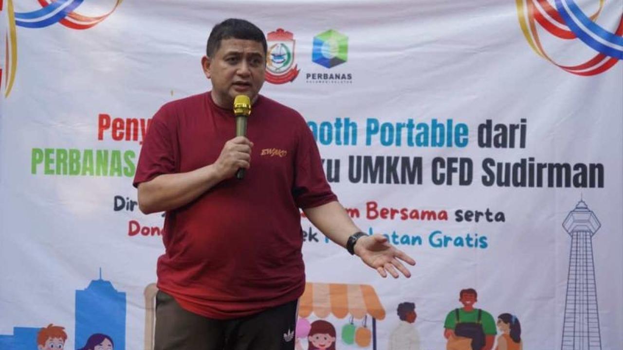 Perbanas Sulsel Salurkan CSR Booth Portable, Dorong UMKM Sudirman Makassar
