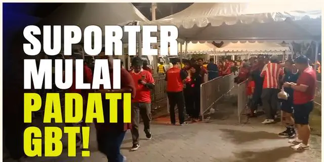 VIDEO: Suporter Ramaikan Stadion Gelora Bung Tomo, Jelang Laga Timnas Indonesia U-19 Vs Malaysia U-19