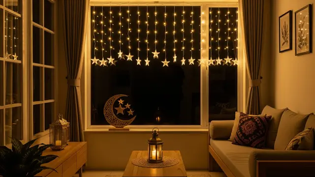 Dekorasi Lampu Ramadan