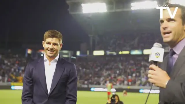 LA Galaxy Perkenalkan Gerrard Saat Jeda Pertandingan