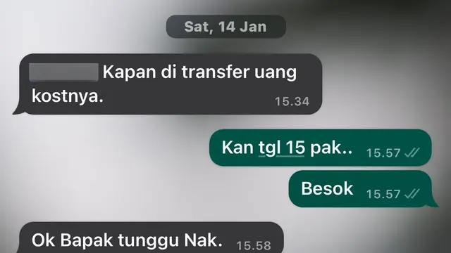 6 Chat Kocak Saat Ditagih Uang Bayar Kos Ini Nyeleneh Banget