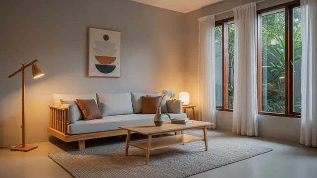 Inspirasi Cat Rumah Sederhana yang Bikin Suasana Lebih Tenang (AI Generated)