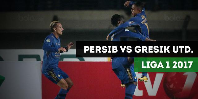 VIDEO: Highlights Liga 1 2017, Persib Bandung vs Gresik United 6-0