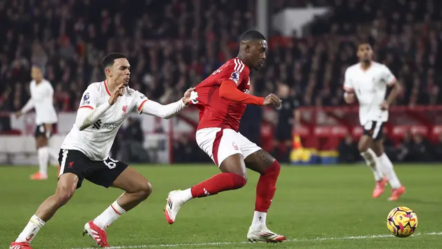 Nottingham Forest vs Liverpool, Premier League