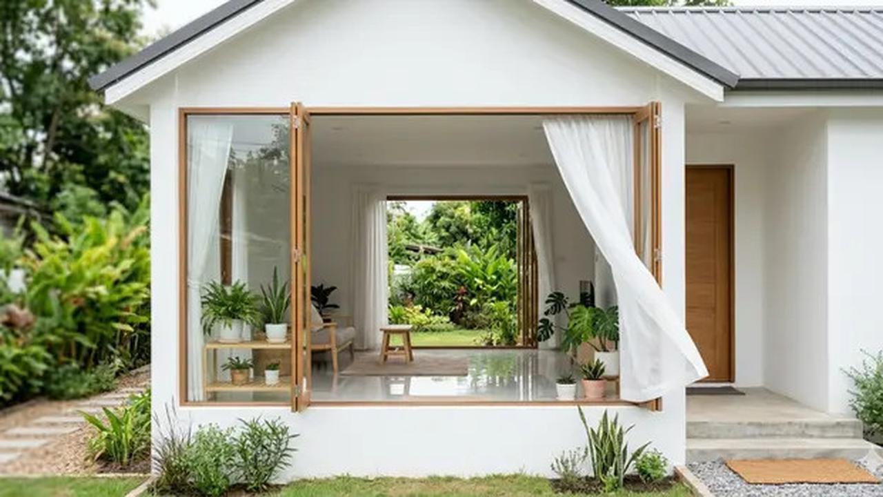 9 Inspirasi Rumah Kecil dengan Lorong Angin: Solusi Hunian Sejuk di Iklim Tropis