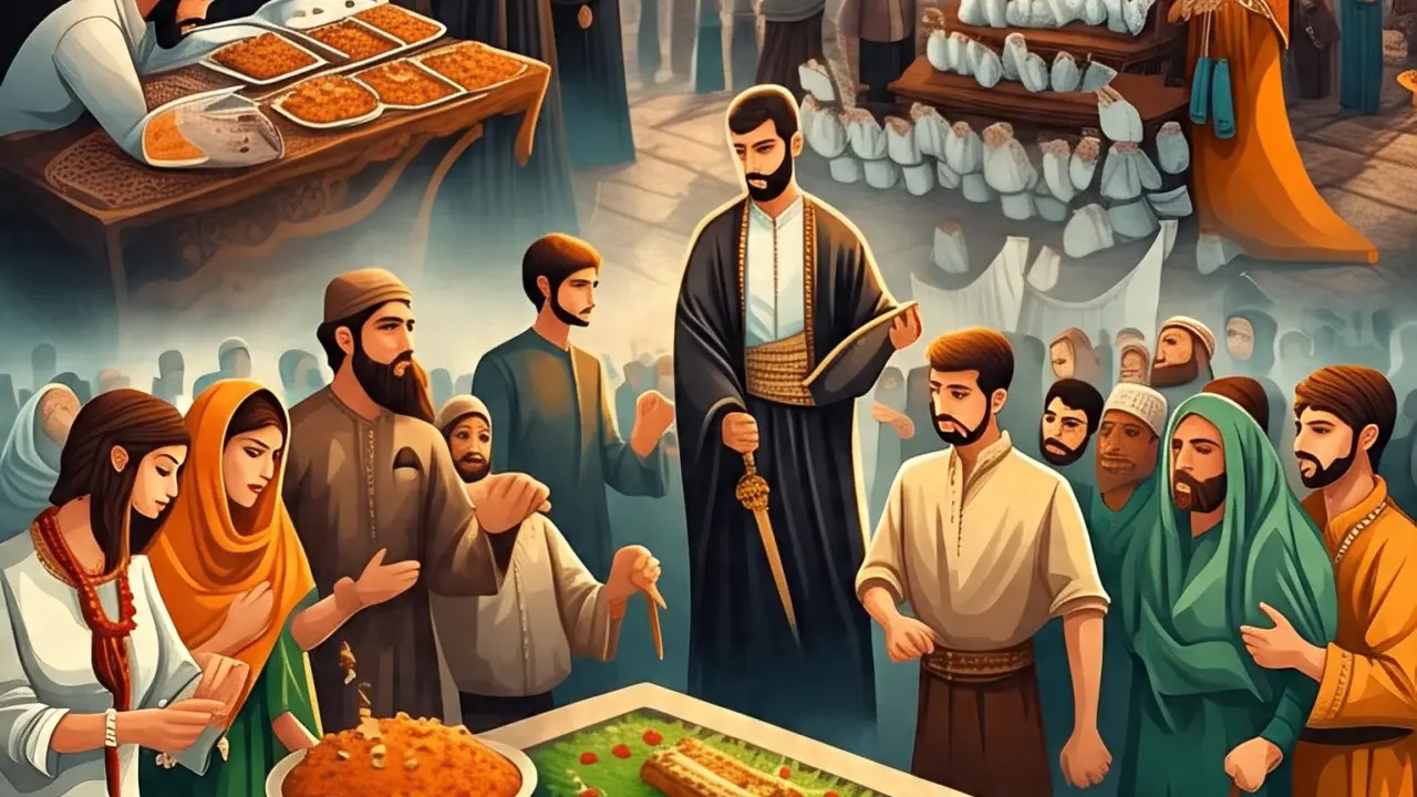 Ilustrasi Perayaan di Bulan Muharam (Created by AI)