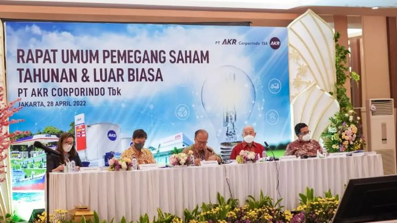 RUPST dan RUPSLB PT  AKR Corporindo Tbk (AKRA), Kamis (28/4/2022) (Foto: PT AKR Corporindo Tbk)