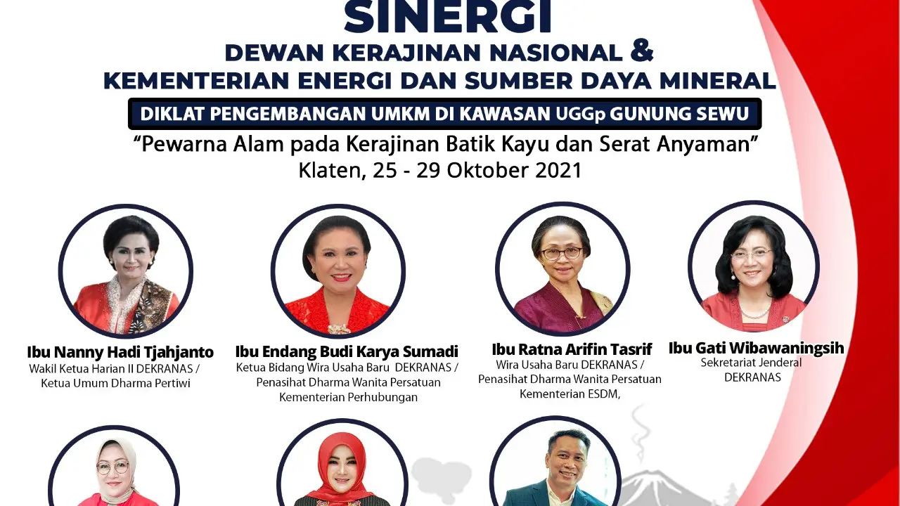 PPSDM Geominerba bersinergi dengan Dekranas Selenggarakan Diklat Masyarakat