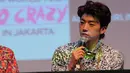 2PM saat menggelar konferensi pers  di salah satu mall di kawasan Kuningan Jakarta Selatan, Jum'at, (27/3/2015). 2PM akan menghibur fansnya di Indonesia pada  28 Maret 2015 di Istora Senayan, Jakarta (Liputan6.com/Faisal R Syam)