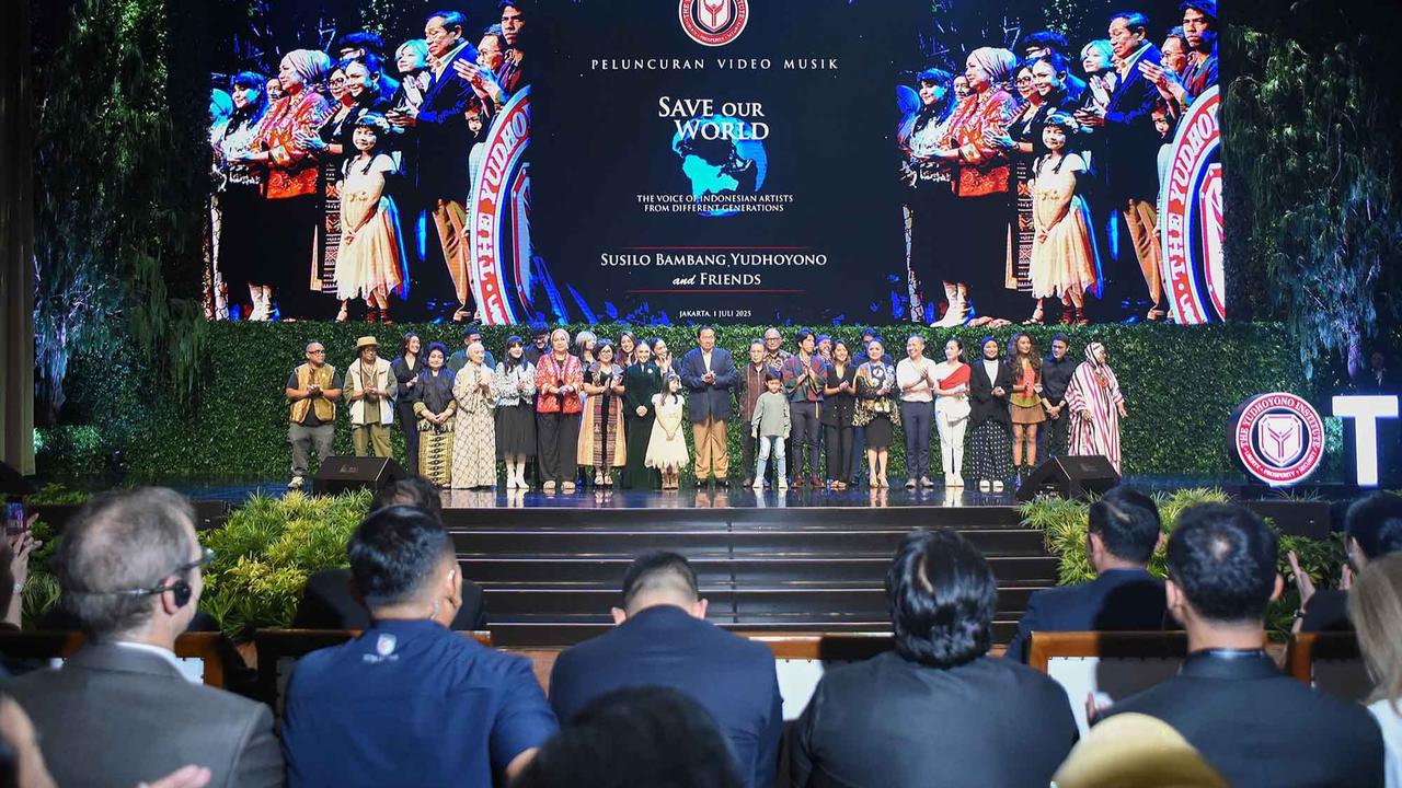 FOTO: SBY Luncurkan Lagu “Save Our World”, Gaungkan Pesan Lingkungan Lewat Kolaborasi 35 Musisi Tanah Air